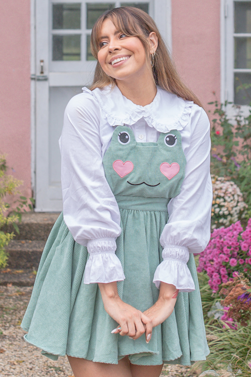 Matcha Frog Pinafore – Miss Candyholic