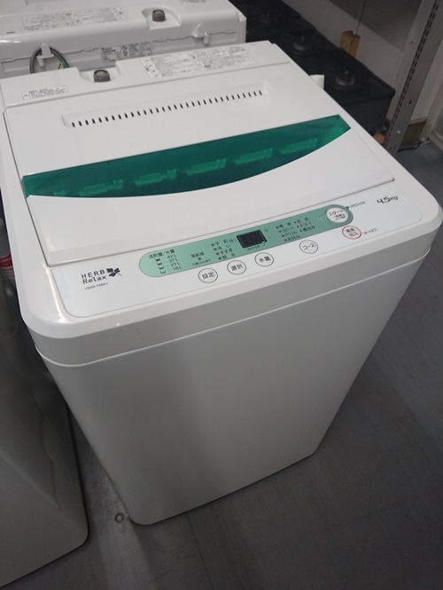 洗濯機】HERB Relax(YWM-T45A1)を買取しました！