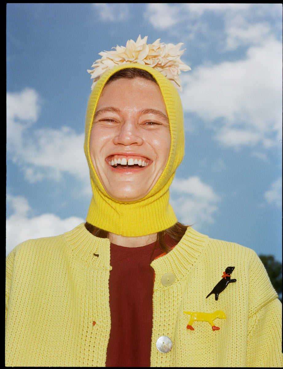 Tilla Cashmere Balaclava - Sunshine – Nikki Chasin