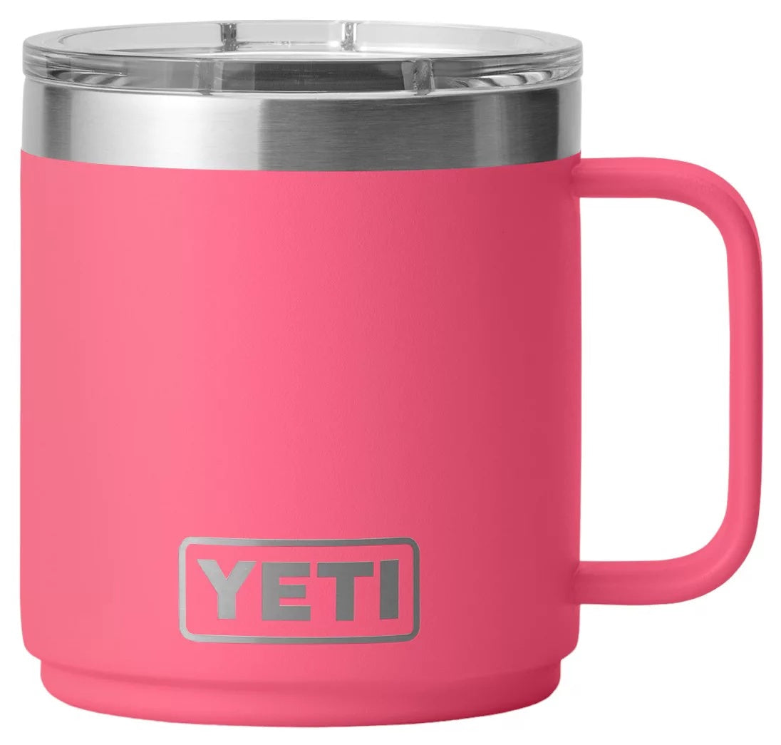 Yeti Rambler 10oz Stackable Mug with Magslider Lid, Tropical Pink