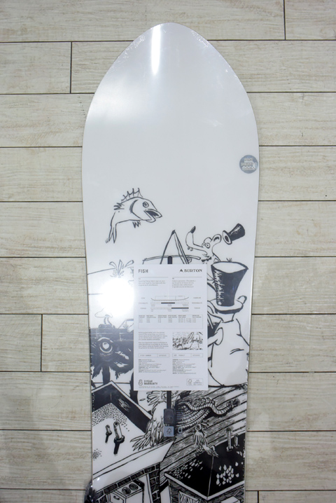 BURTONのパウダーボードといえばコレ FISH – A-BONY