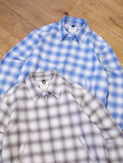 RADIALL 「EL CAMINO - ZIP UP JACKET 」 オンブレーチェック