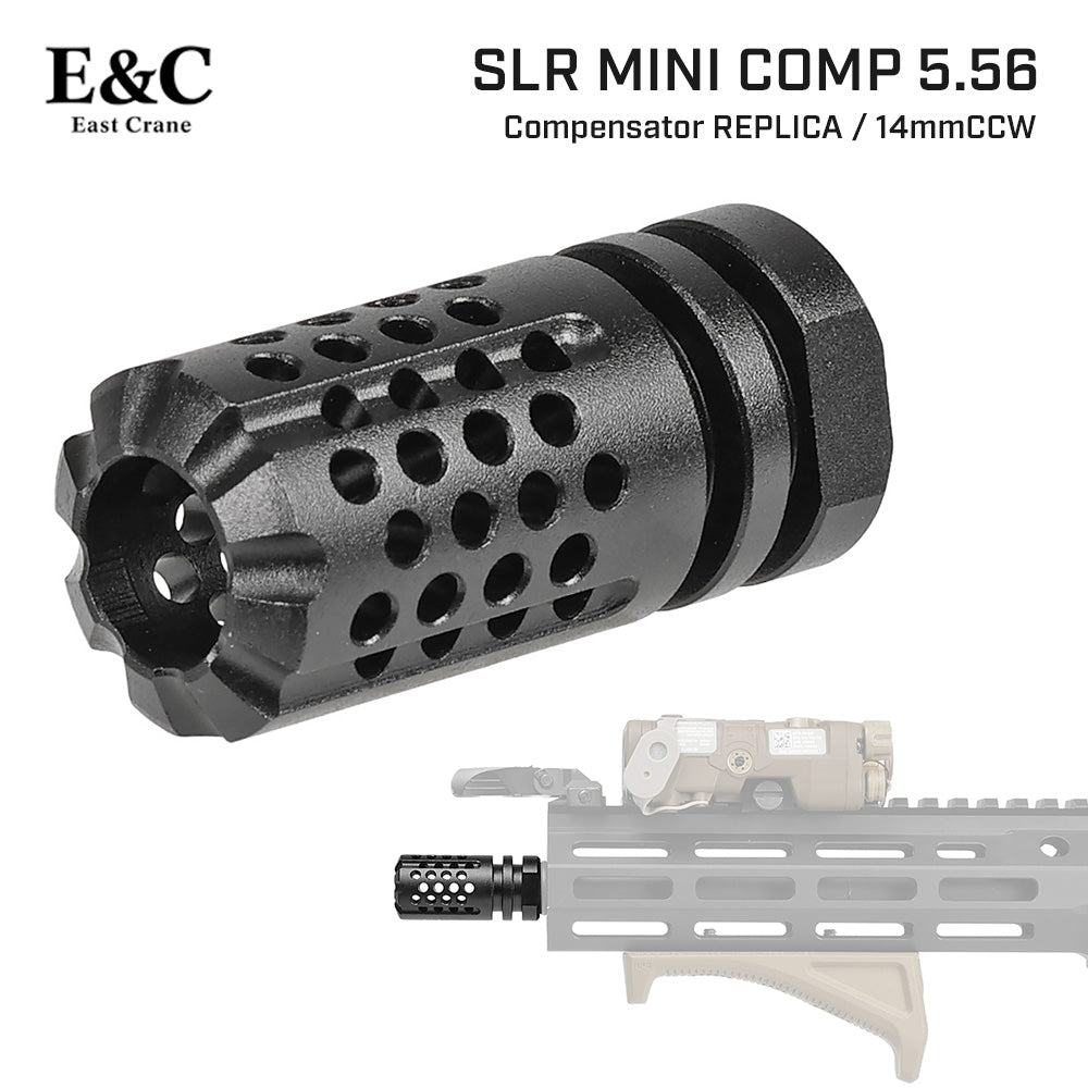 E&C 製 】 14mm逆ネジ 対応 SLR Synergy Mini Comp 5.56 コンペンセイ