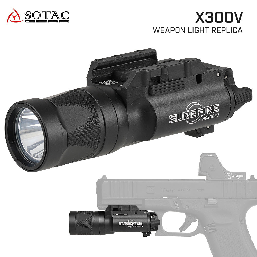 SOTAC製 】 SUREFIRE X300V IR ハンドガンライト レプリカ ウェポン
