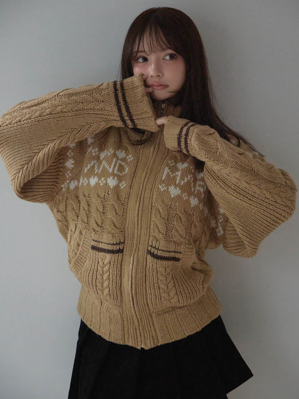 ANDMARY】Mary knit cowichan