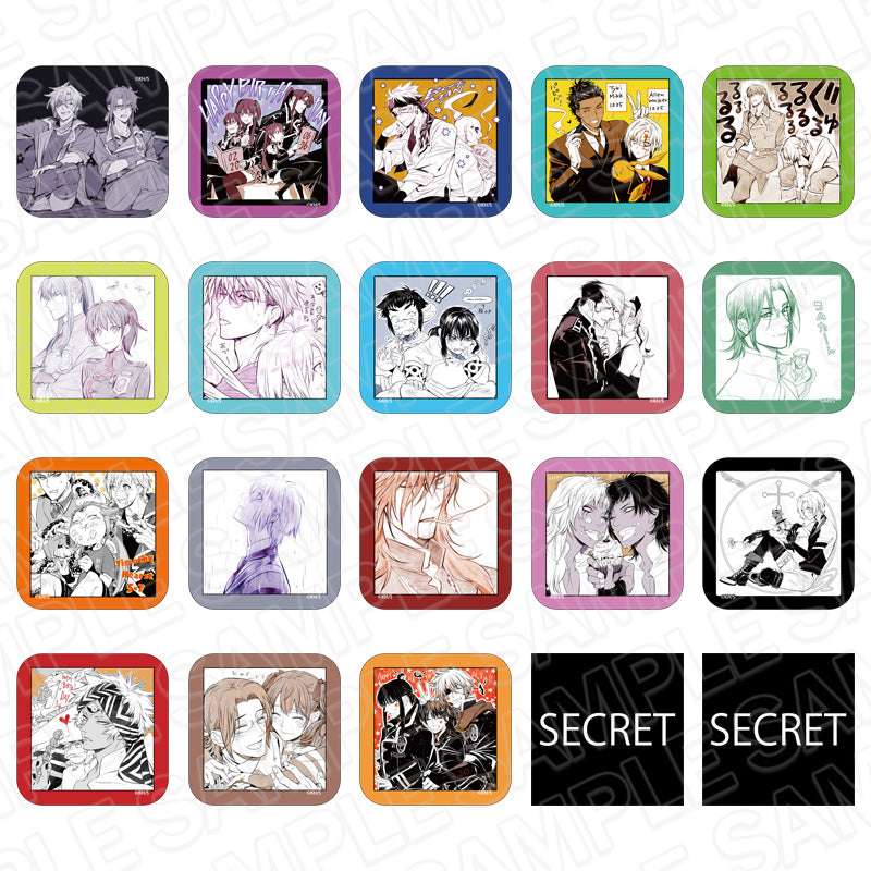 D.Gray-man』ましかくカンバッジ(ブラインド) vol.1 セット – Anime