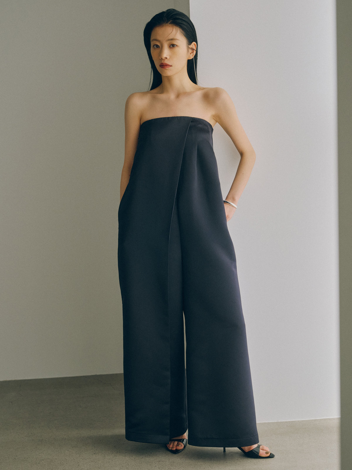 ヘビーサテンベアオールインワン