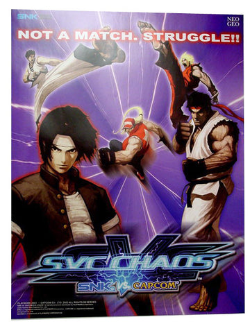 SNK vs. CAPCOM: SVC Chaos Poster – Arcade Shock
