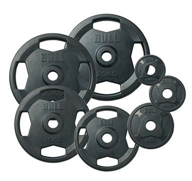 BULL ラバープレート グリップホールディングタイプ フリーウエイト