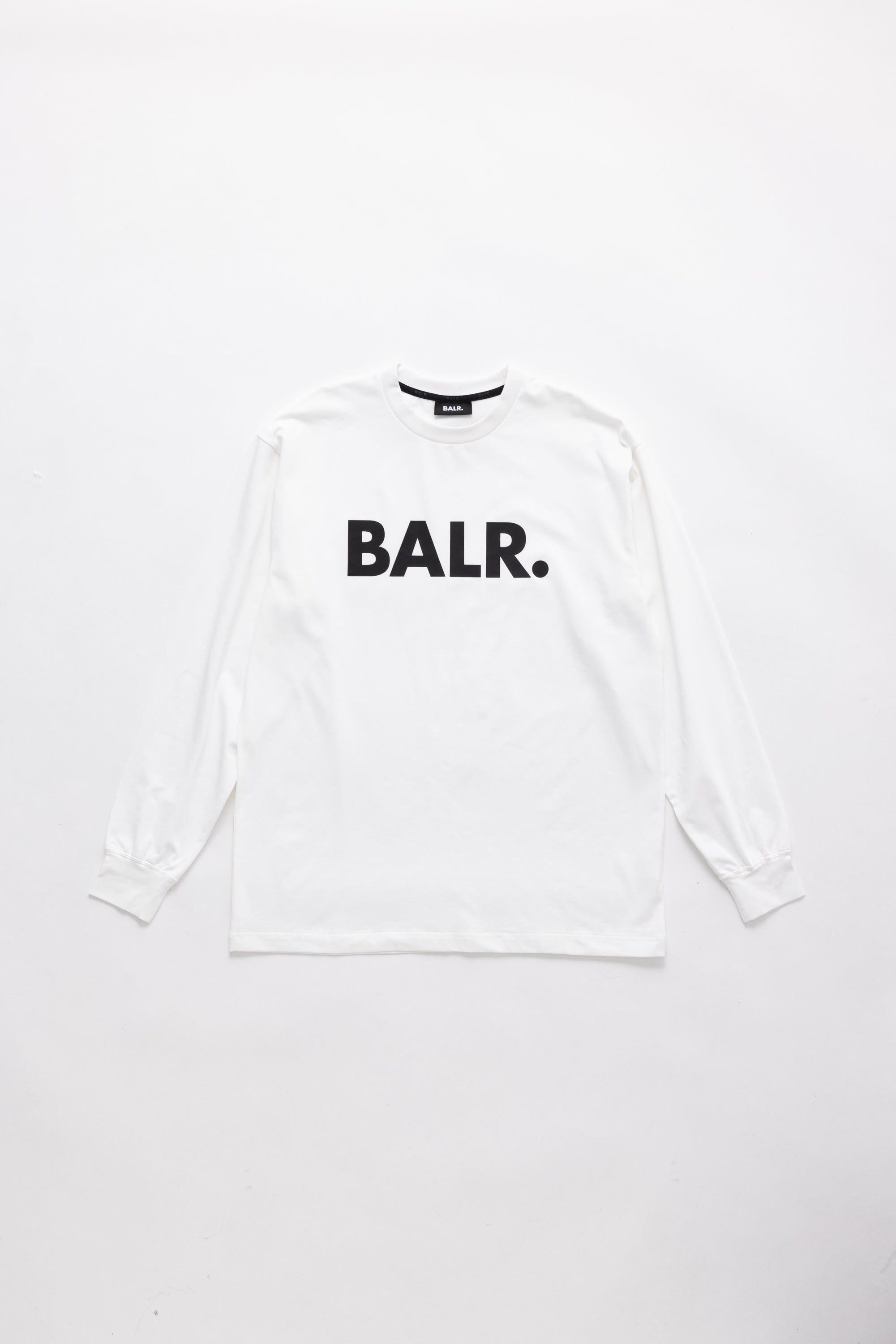 日本限定】JP BRAND LONGSLEEVE T-SHIRT-BRIGHT WHITE – BALR.