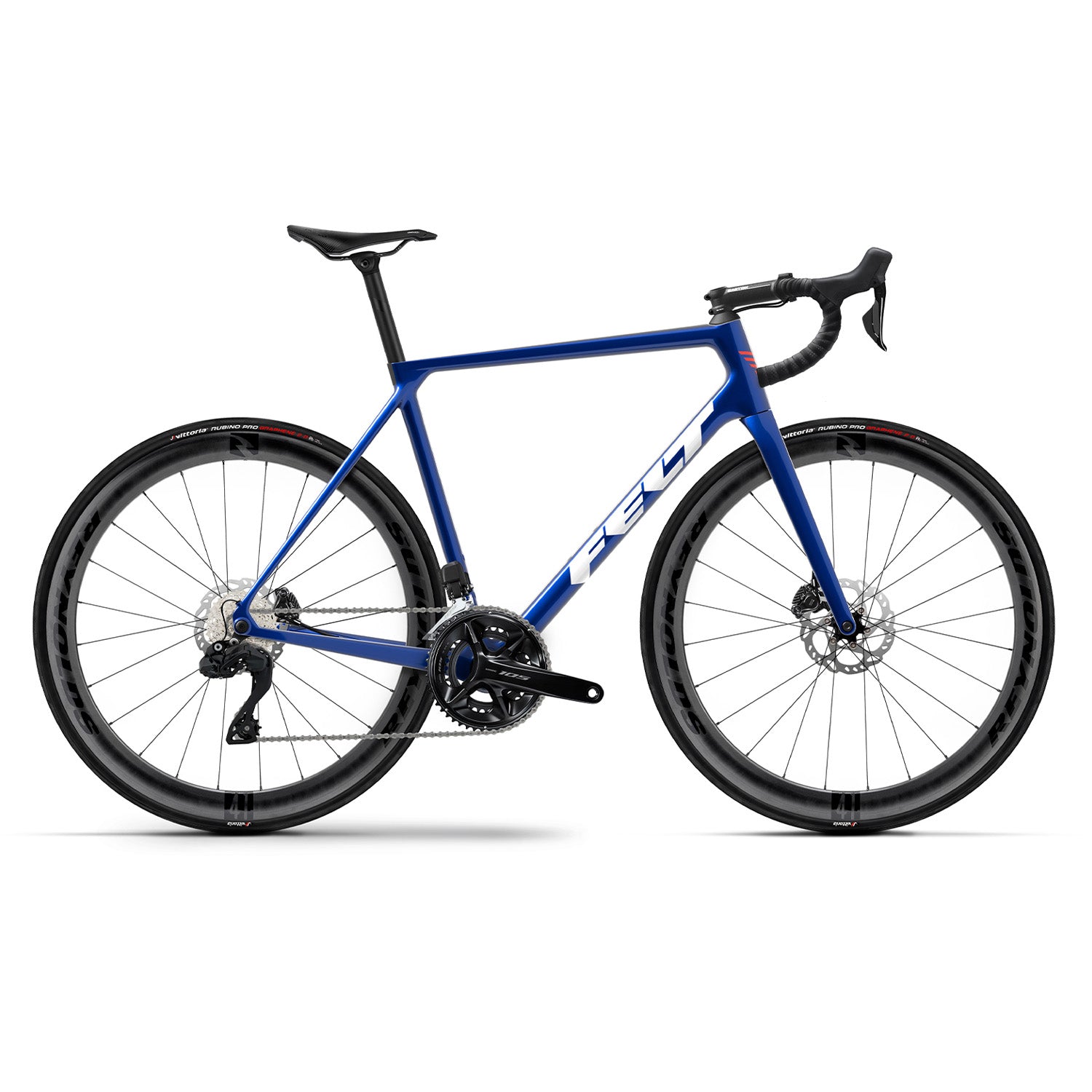Felt FR Advanced, Shimano 105 Di2, 2025, Disruptive Blue / White