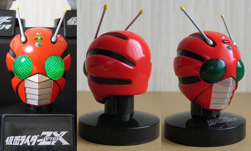 ライダーマスクコレクション プレミアム発光台座ディスプレイ ～動画編