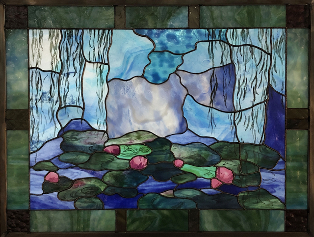 睡蓮のｽﾃﾝﾄﾞｸﾞﾗｽ ｢みきBLOG｣ ｽﾃﾝﾄﾞｸﾞﾗｽ工房の一日 みきﾃﾞｻﾞｲﾝ工房