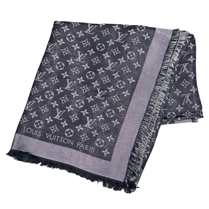 LOUIS VUITTON】ルイ・ヴィトン ショール モノグラム シャイン M75123