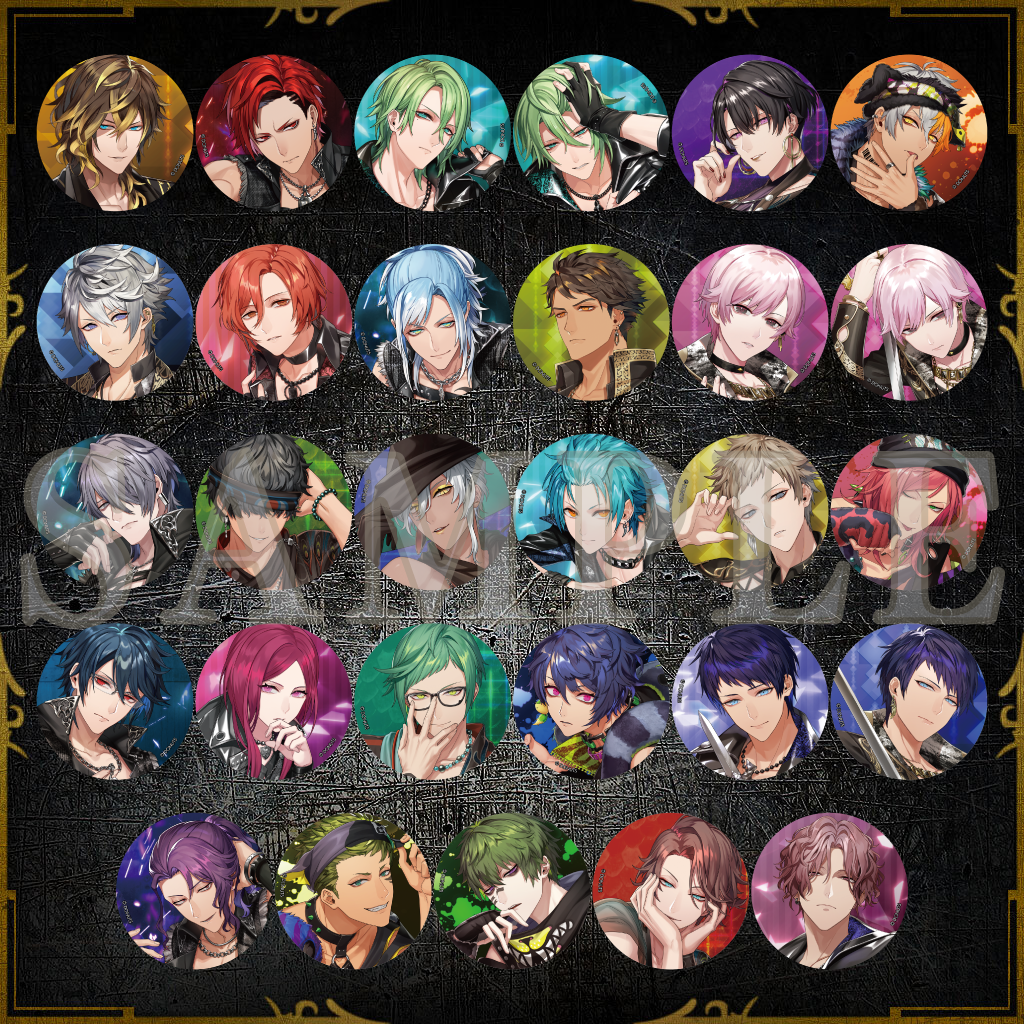 57mm缶バッジ メドレーver. – ブラックスター -Theater Starless