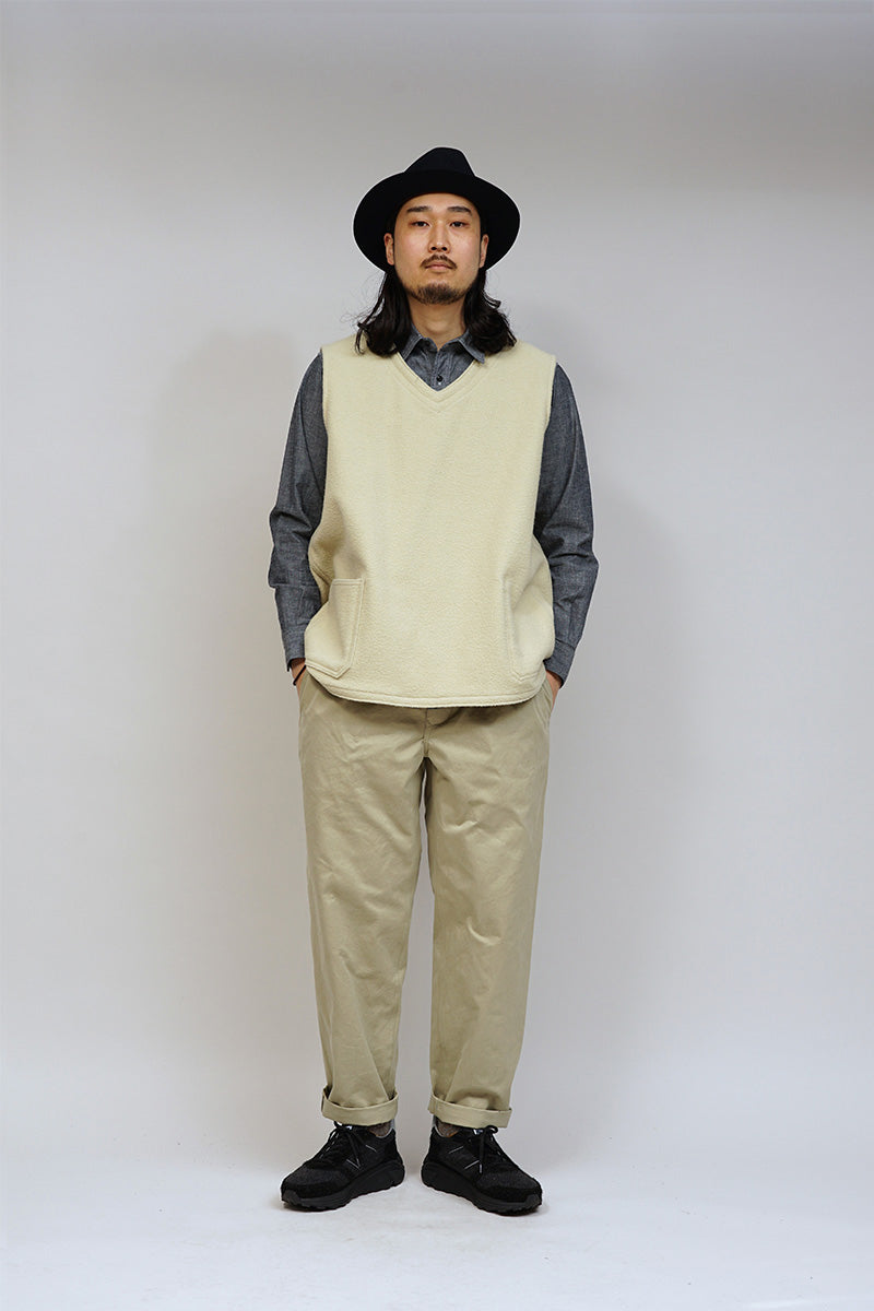 ナイジェル・ケーボン】MAN / フレンチワークショートベスト / FRENCH