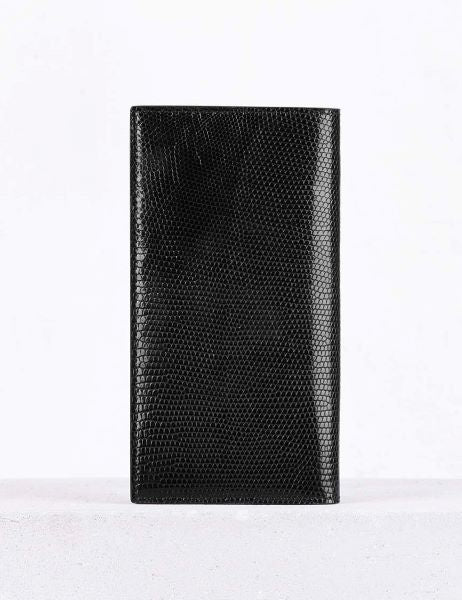 21.23 長財布 (マチあり) リザード ブラック – Camille Fournet