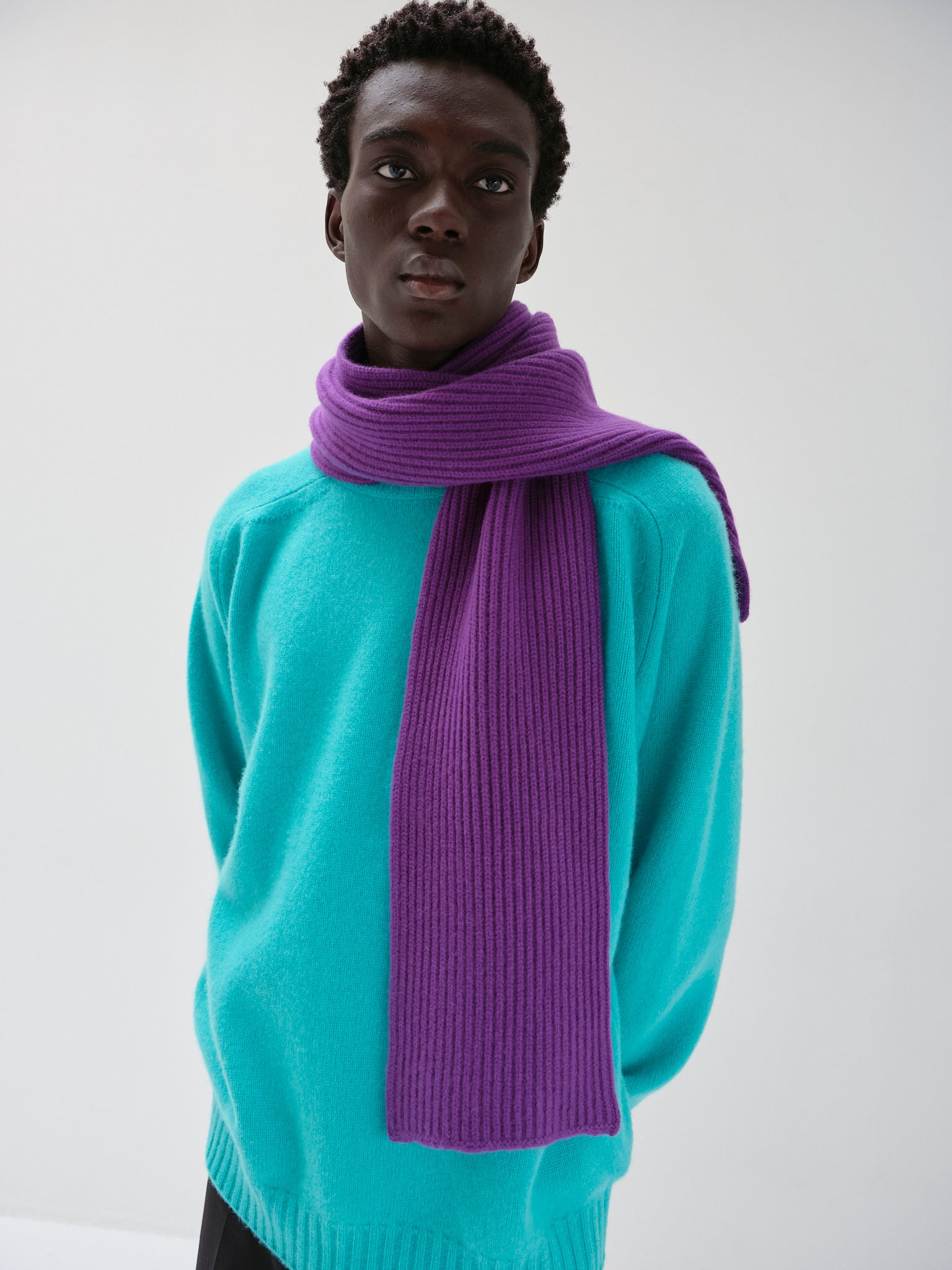 キャッシュベイビー マフラー, Purple – cash & barba