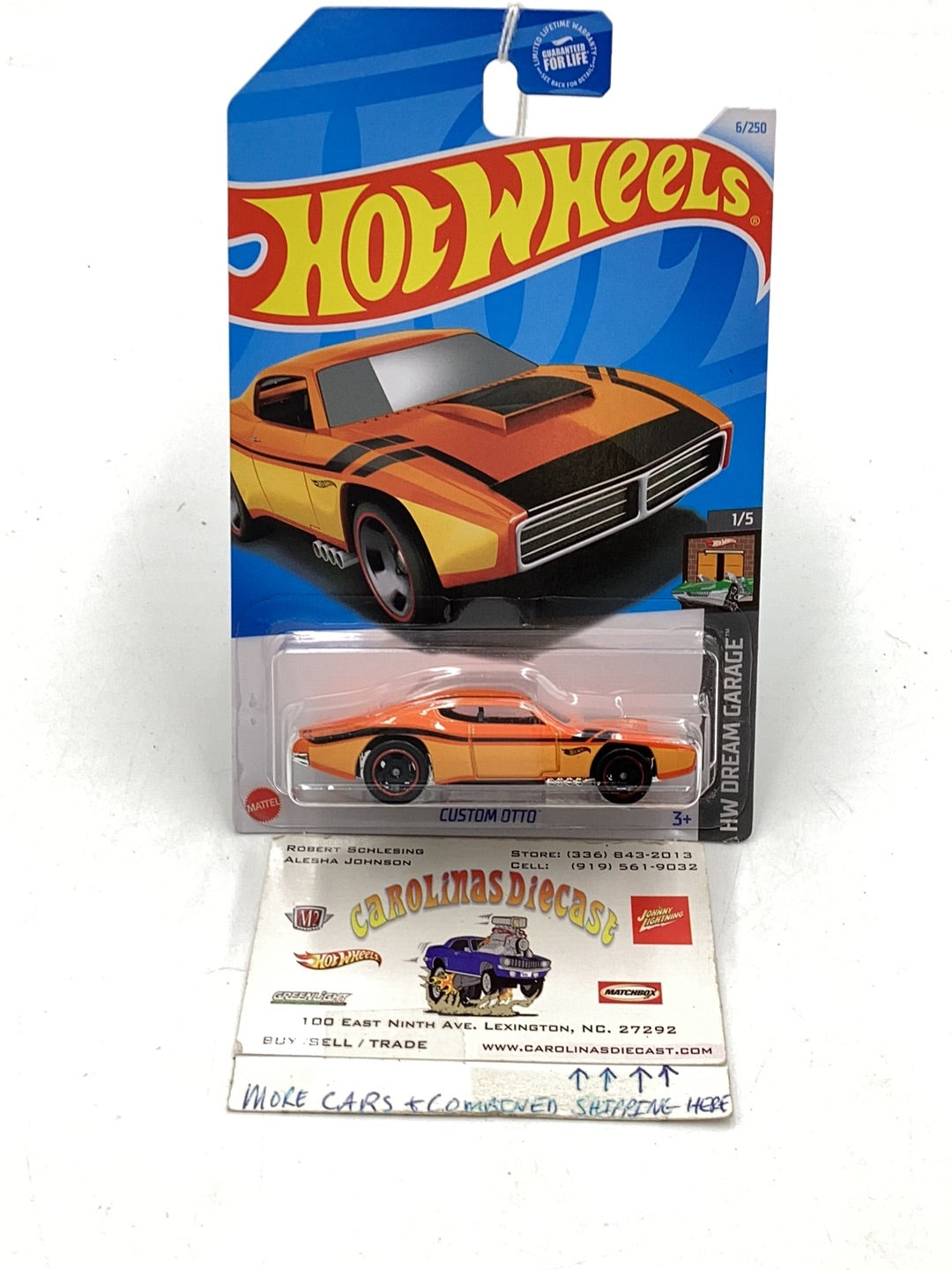 2024 Hot Wheels #6 Custom Otto orange 38F – carolinasdiecast