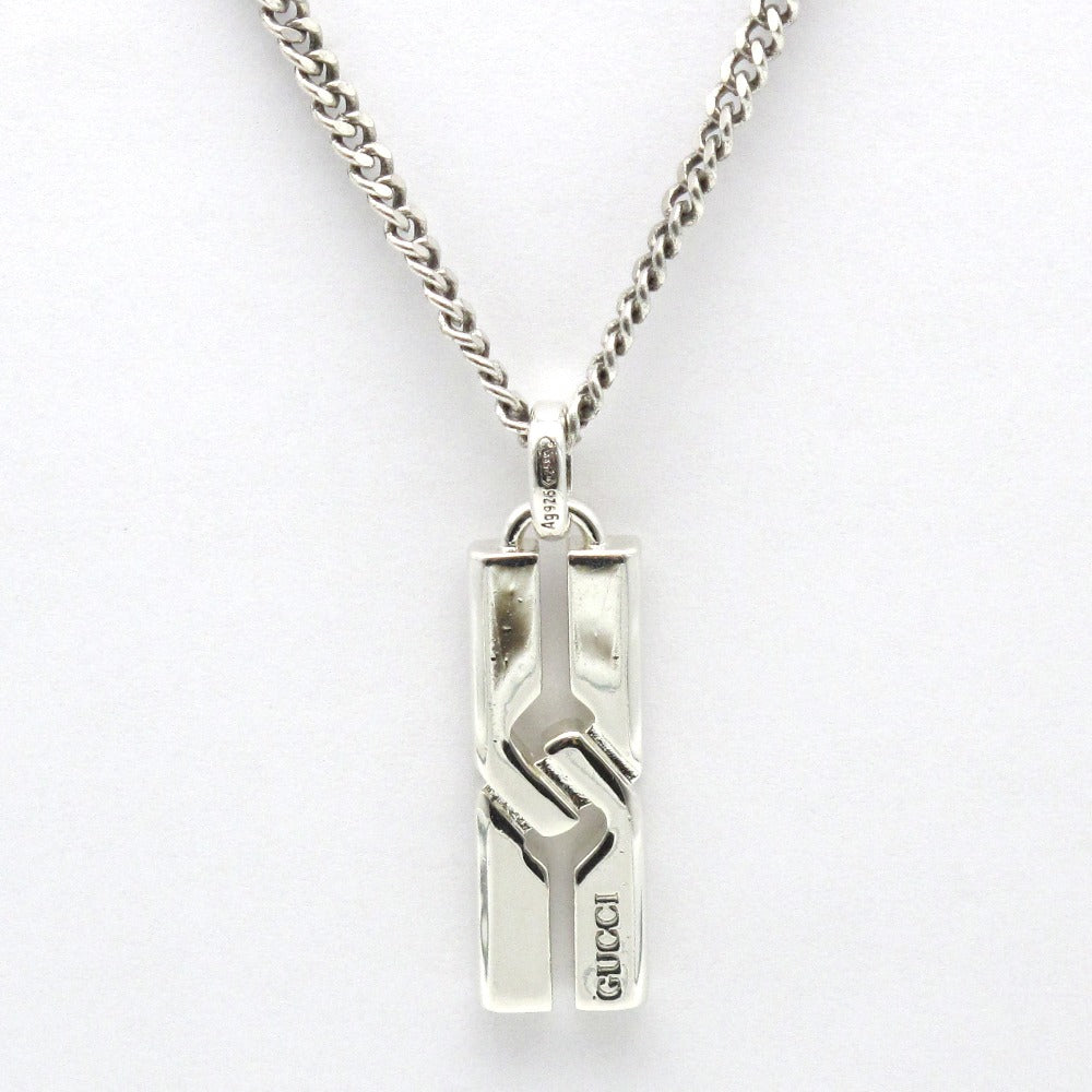 GUCCI グッチ ネックレス インフィニティノット ペンダント Ag SILVER