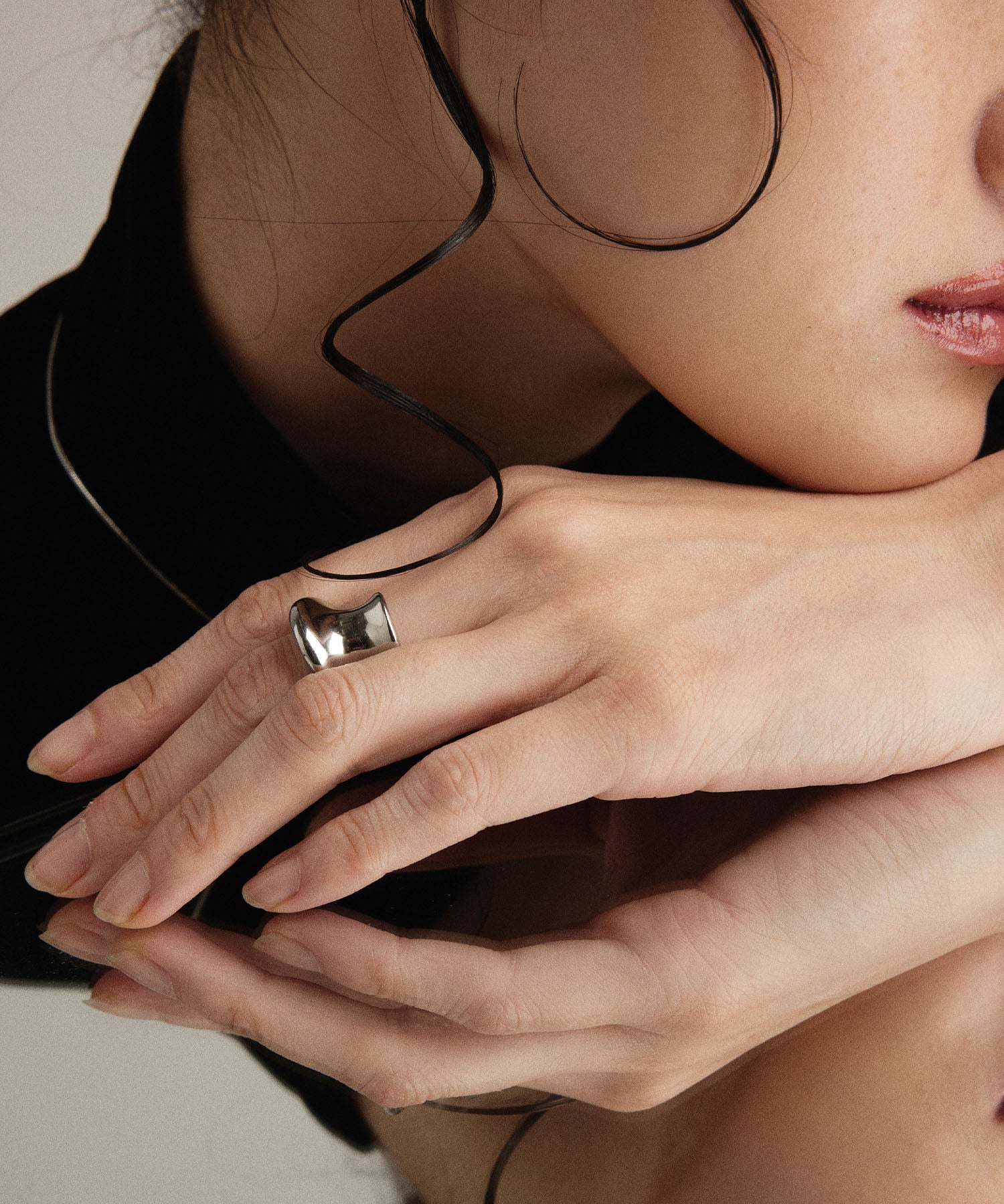 シルバー]ウェーブリング