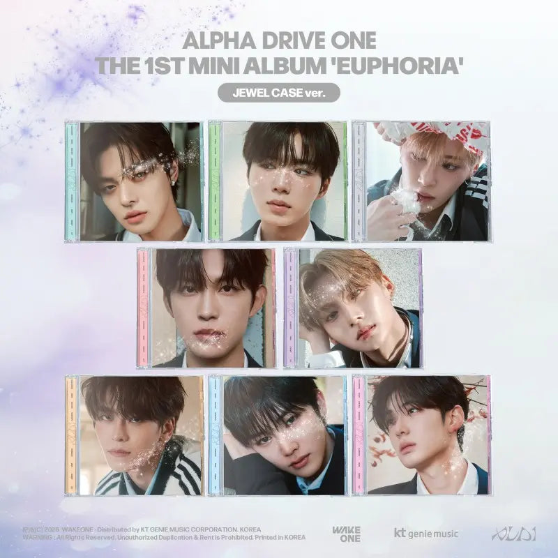 ALPHA DRIVE ONE 1st Mini Album - EUPHORIA (Jewel Case Ver