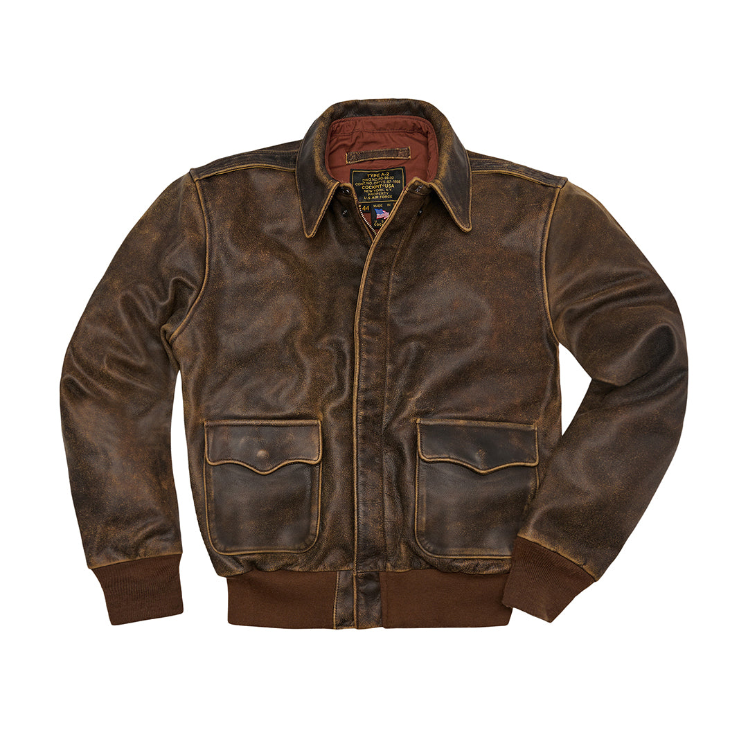 Battleworn Horsehide Leather Jacket for Sale | Cockpit USA