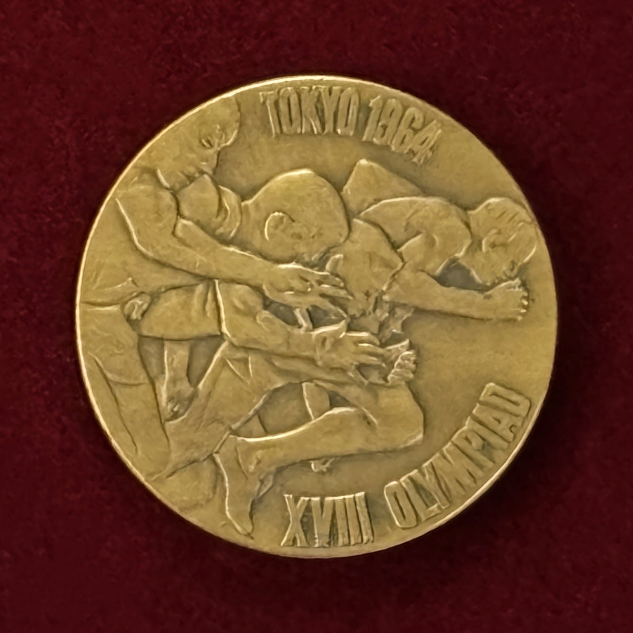 日本】1964年東京オリンピック記念 銅製メダル［C-0000317
