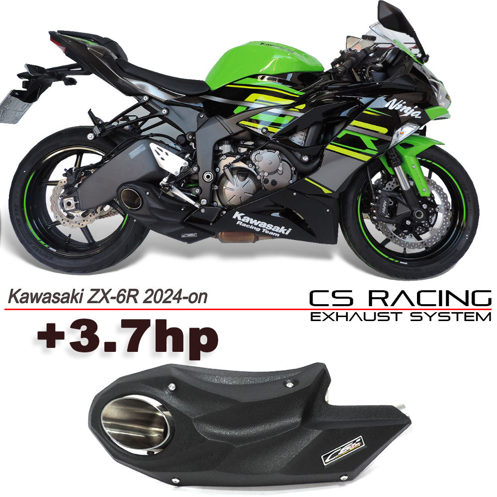 2024-on Kawasaki Ninja ZX-6R 636 CS Racing Slip-on Exhaust
