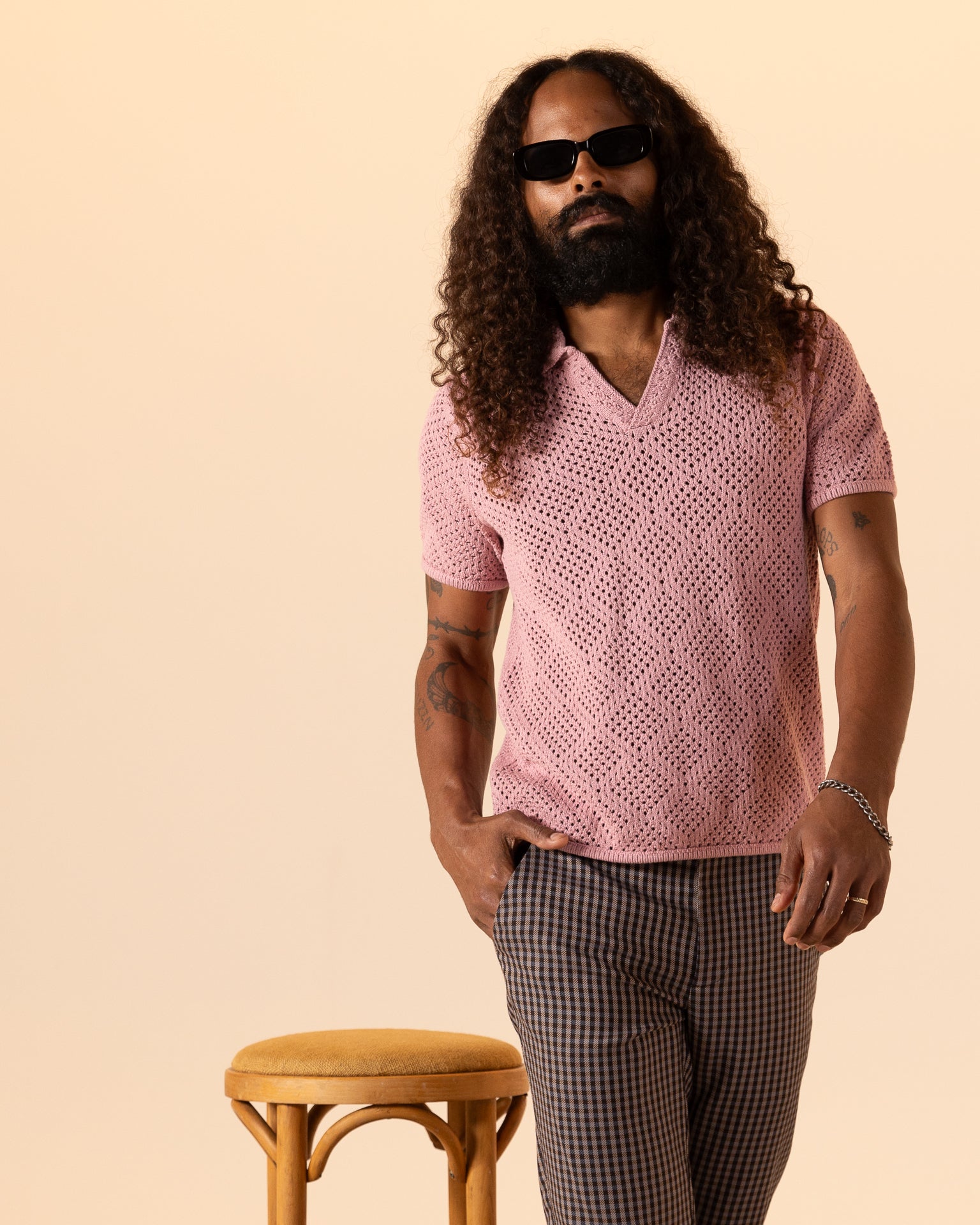 The Antibes Crochet Shirt - Dawn – Dandy Del Mar