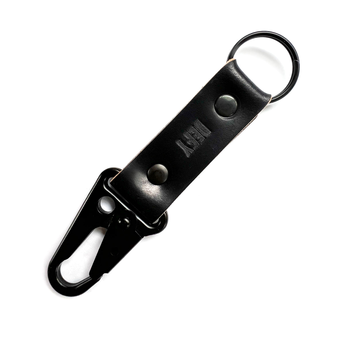 Key Chain | Horween Black Austin Calf Leather – DEFY