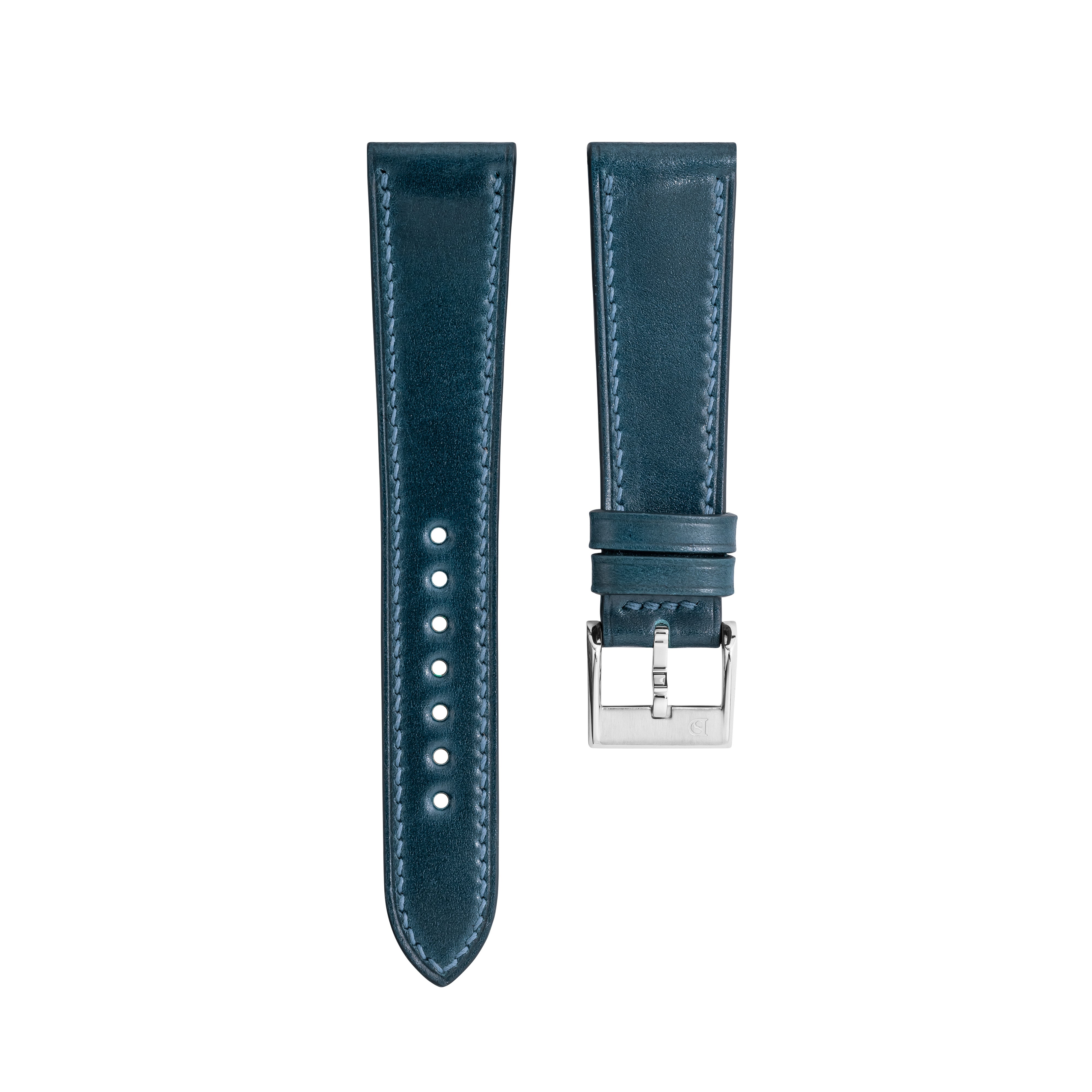 Navy Shell Cordovan Slim Strap – Delugs