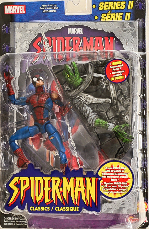 2001 Toy Biz Marvel Battle Ravaged Spider-Man Mini-Poster Variant