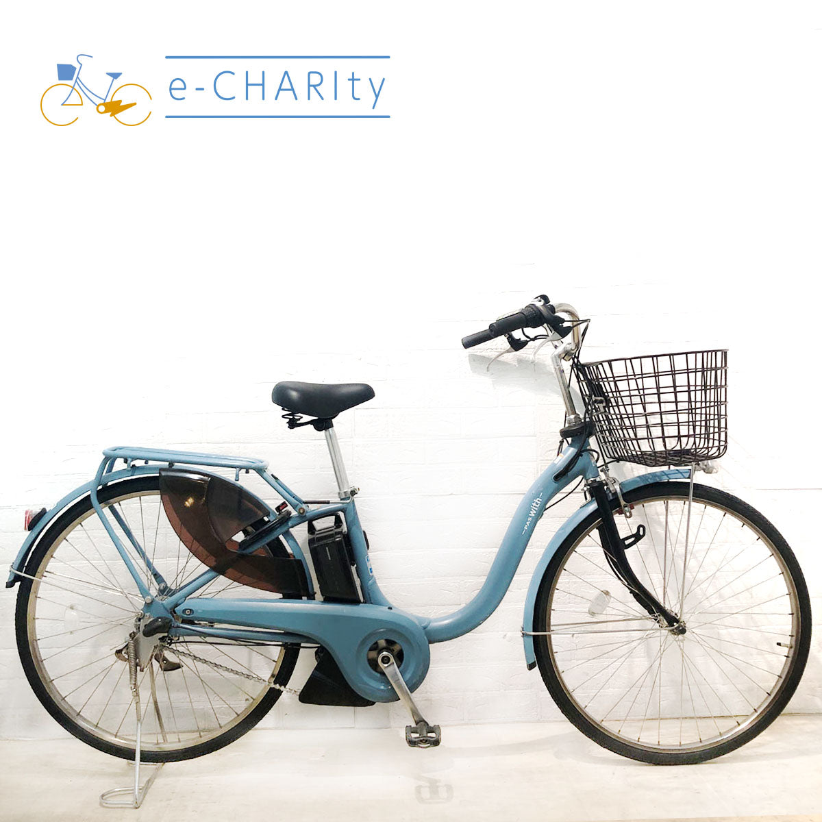 電動自転車 ヤマハ PAS With DX パス ウィズ DX ブルー 26インチ YV120