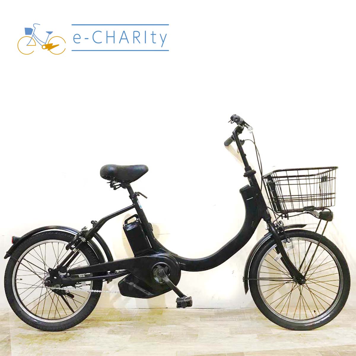 中古電動自転車 パナソニック SW ブラック 20インチ KY107 – e-CHARIty