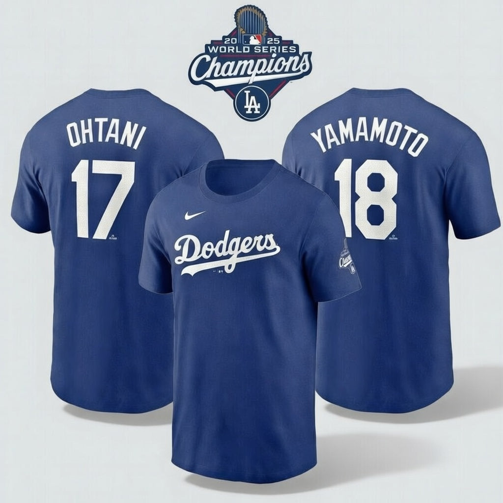 大谷翔平 / 山本由伸 ドジャース ワールドシリーズ 2025年 優勝記念 T