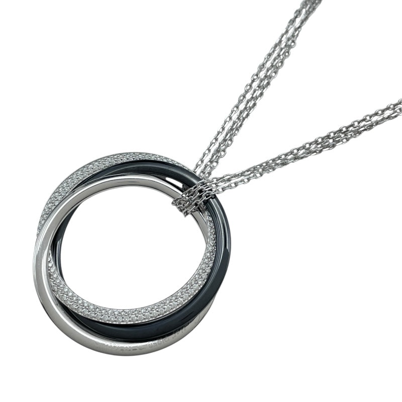カルティエ Cartier トリニティネックレス ホワイトゴールドxプラチナ