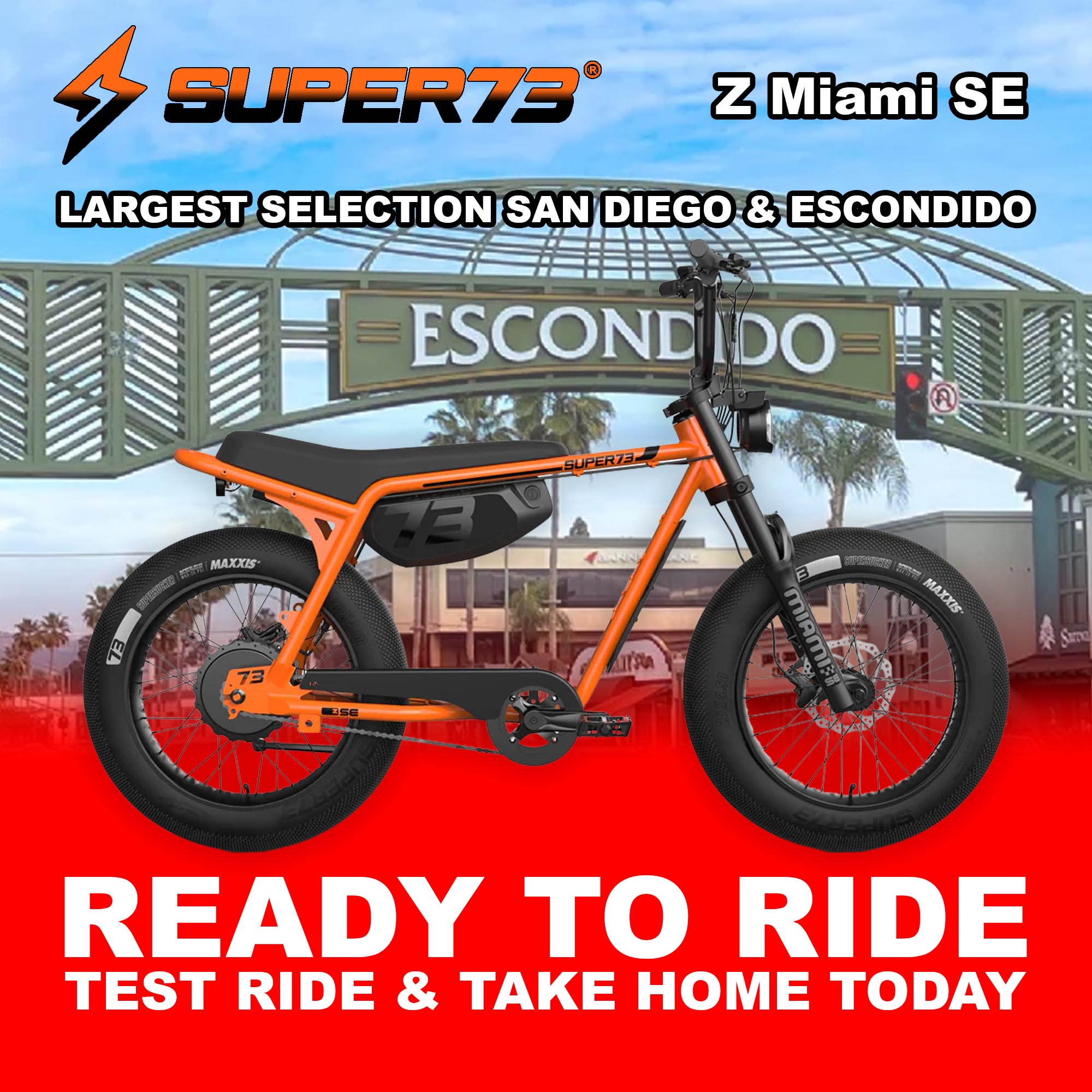 Buy eBike SUPER73 Z Miami Special Edition - Astro Orange - Ready