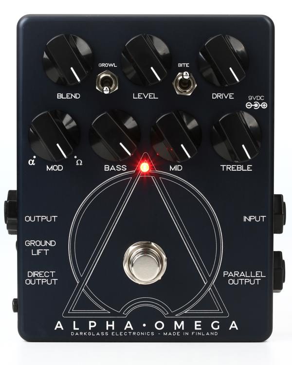 Darkglass Alpha Omega Dual Bass Preamp/OD Pedal