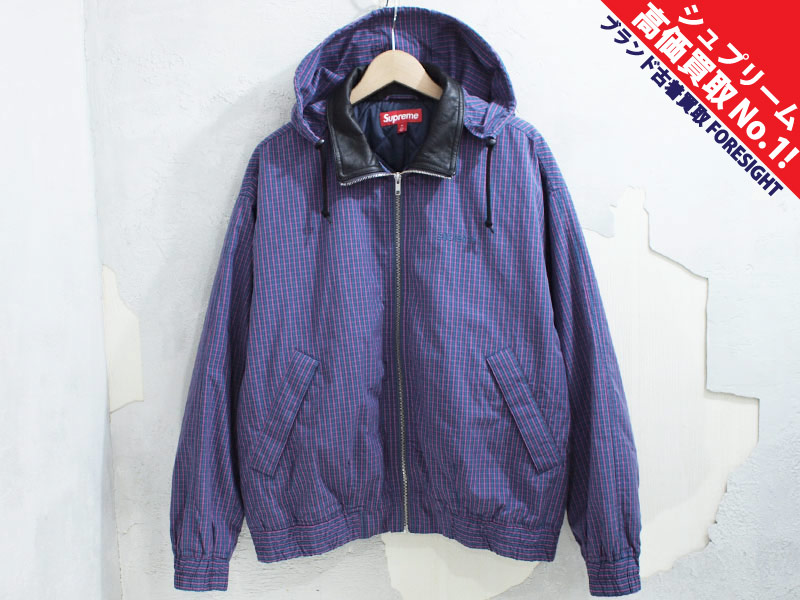 Supreme 'Leather Collar Utility Jacket'レザー カラー