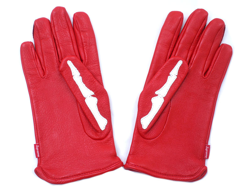 Supreme×Vanson 'Leather X-Ray Gloves'レザー グローブ 手袋 バンソン