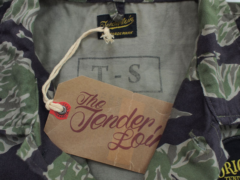 TENDERLOIN 'T-BAMBOO SHT'バンブーシャツ タイガーカモ CAMO S