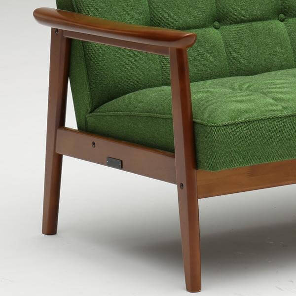 カリモク60【正規販売店】 Kチェア 2シーター タープグリーン | 北欧