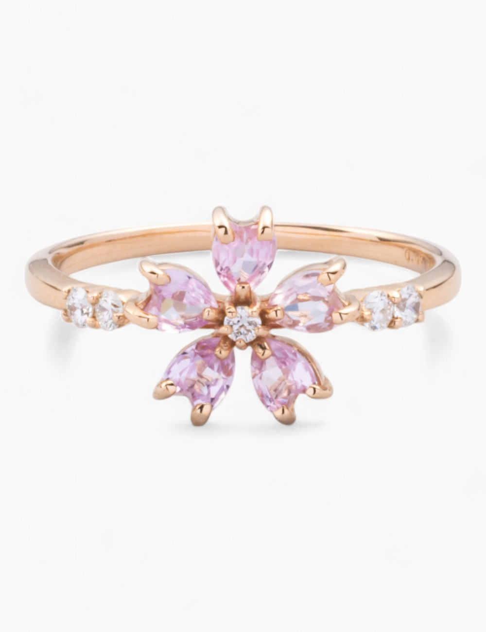 K10ピンクサファイア×ダイヤモンド リング – bijou cherie