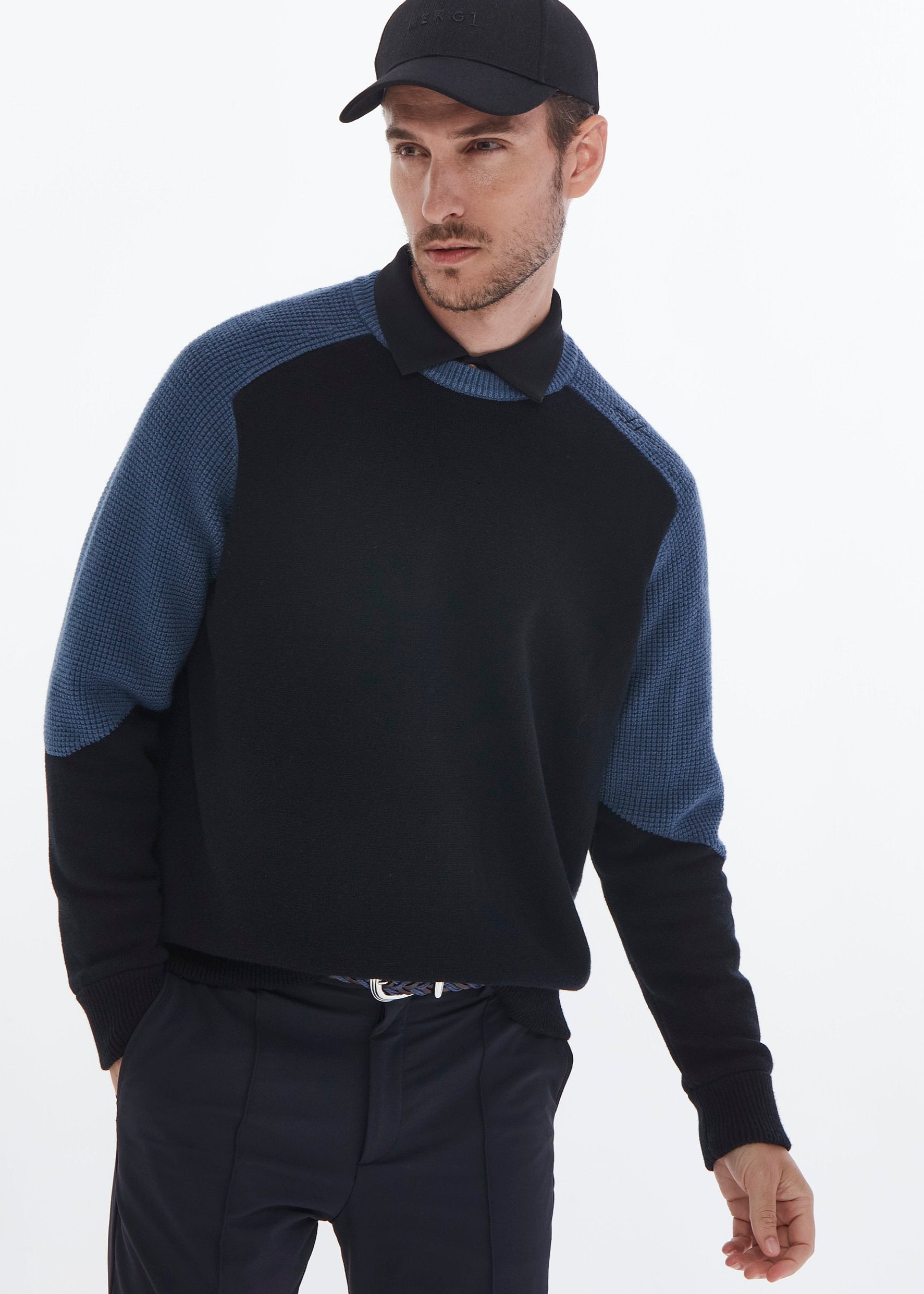 NEW】ワッフルウィンドプルーフセーター・メンズ