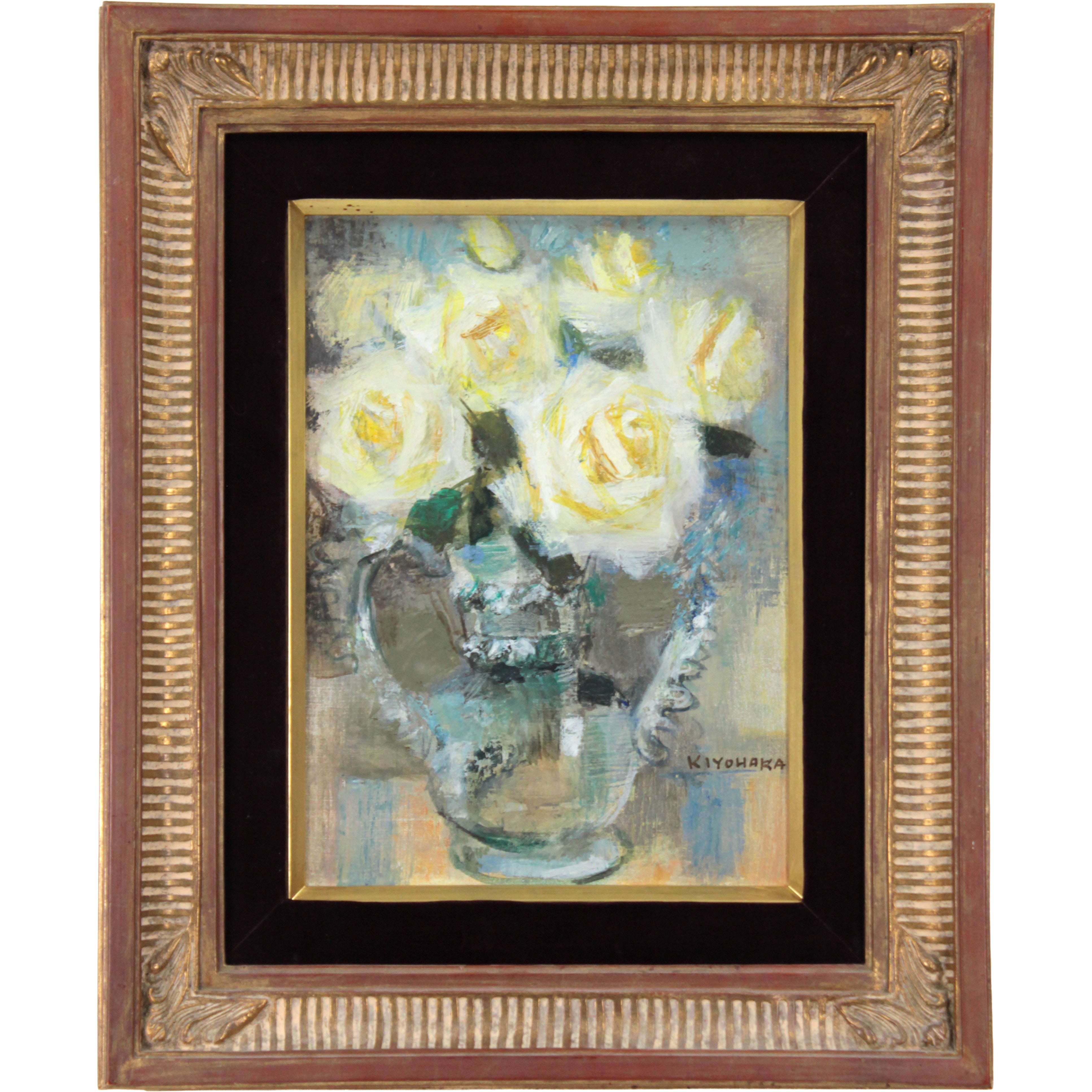 清原啓一 『薔薇』 油彩画 - 北海道画廊