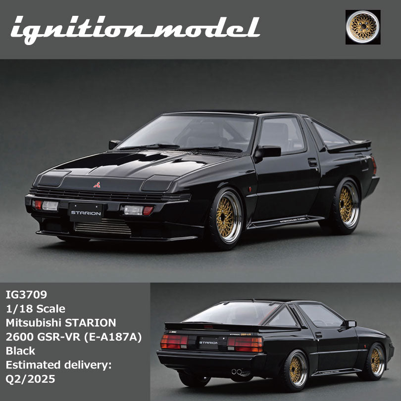 Ignition Model 1:18 Mitsubishi STARION 2600 GSR-VR (E-A187A) Black