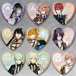 刀剣乱舞-ONLINE- ハート缶バッジコレクション 五