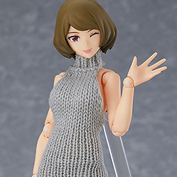 figma 女性body（チアキ） with バックレスセーターコーデ