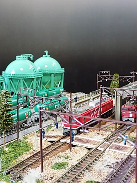 卓上鉄道ジオラマ】第4弾！NO．5工場がある情景石油コンビナート